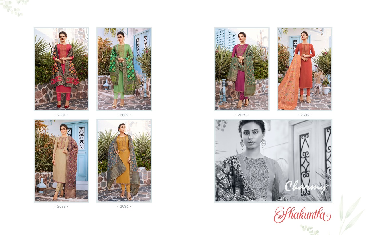 meera trendz shakuntla silk elegant salwar suit catalog