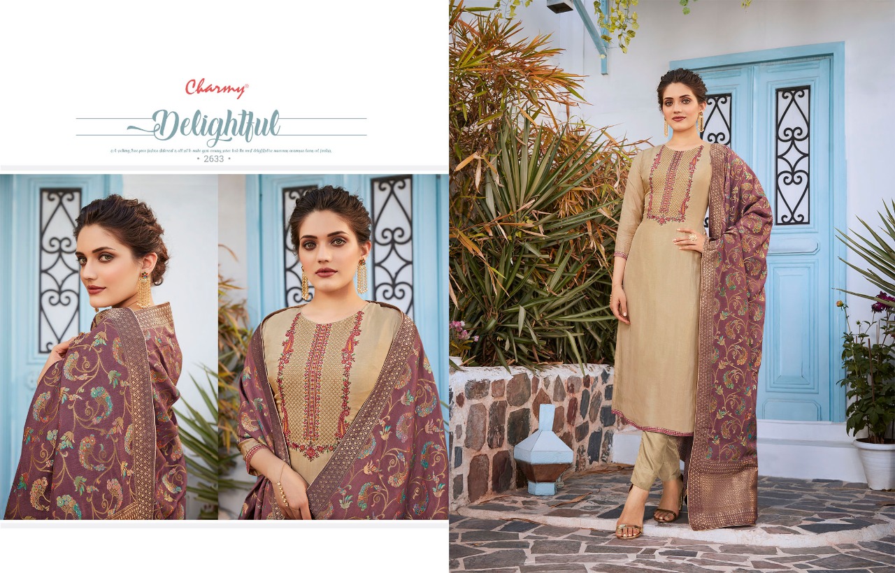 meera trendz shakuntla silk elegant salwar suit catalog