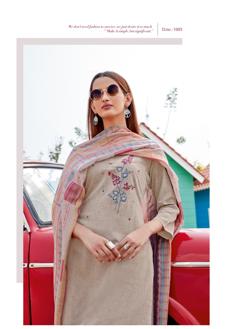 pink mirror dream viscose innovative style kurti with pant and dupatta catalog