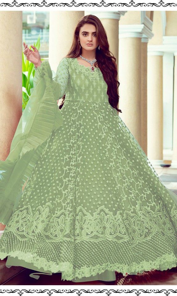 ramsha r 256 e nx light butterfly net gorgeous look gown style single