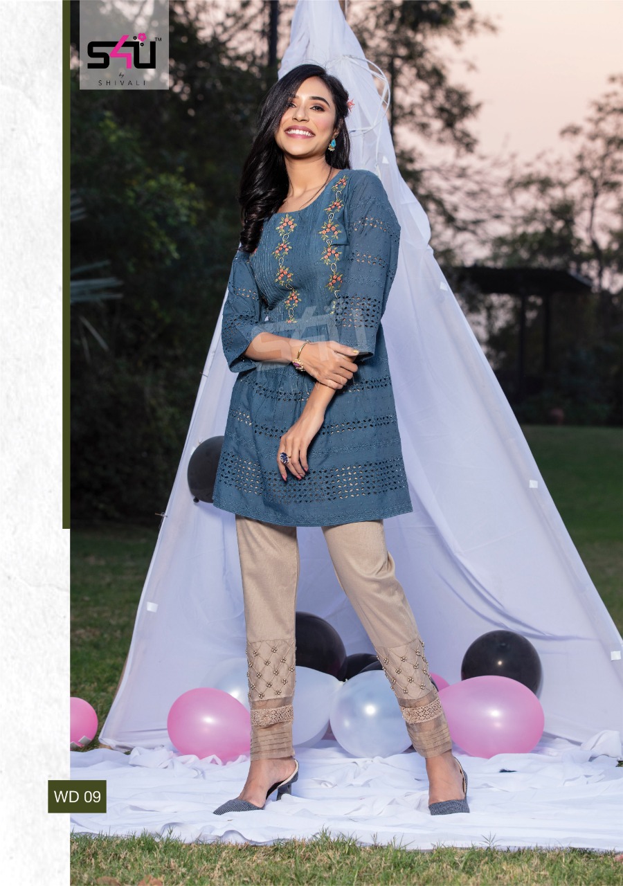 s4u we desi cotton classic trendy look kurti catalog