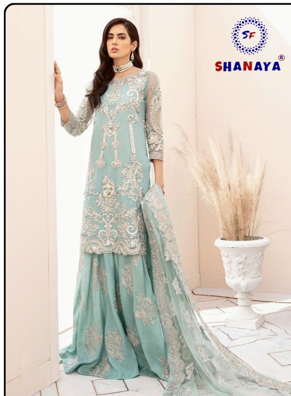 shanaya fashion rose bridal s 58 georgget new and modern style salwar suit singal