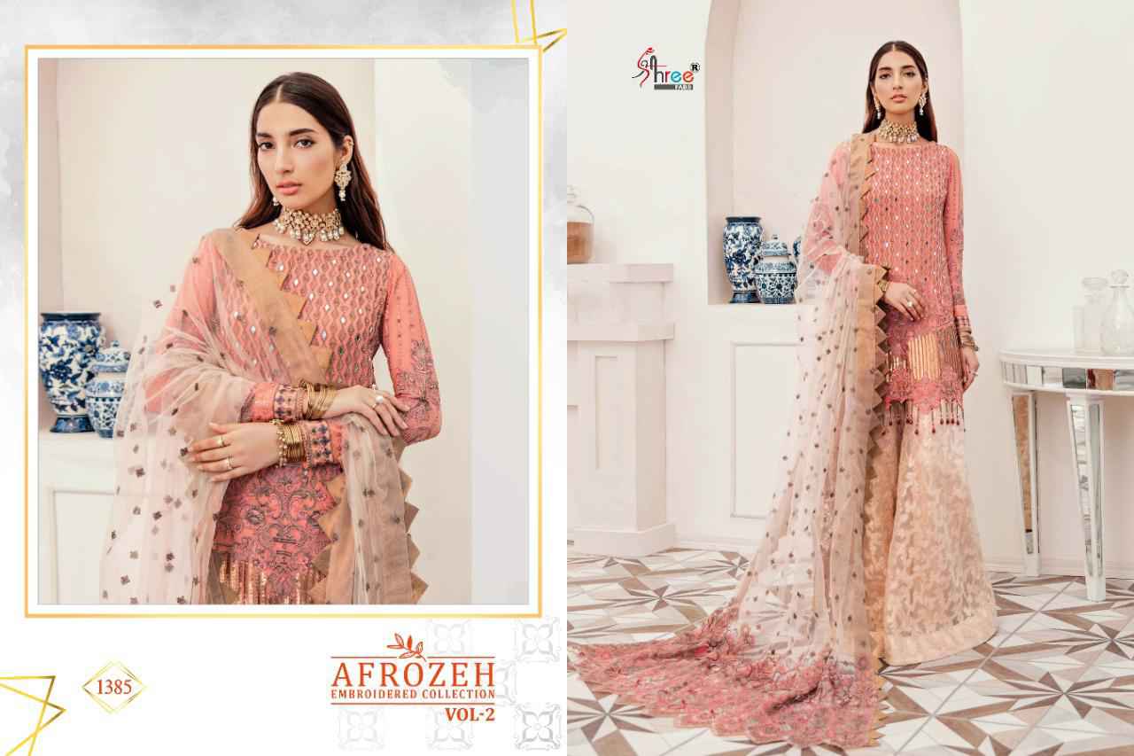 shree fab afrozeh embroidered collection vol 2 pakistani suit