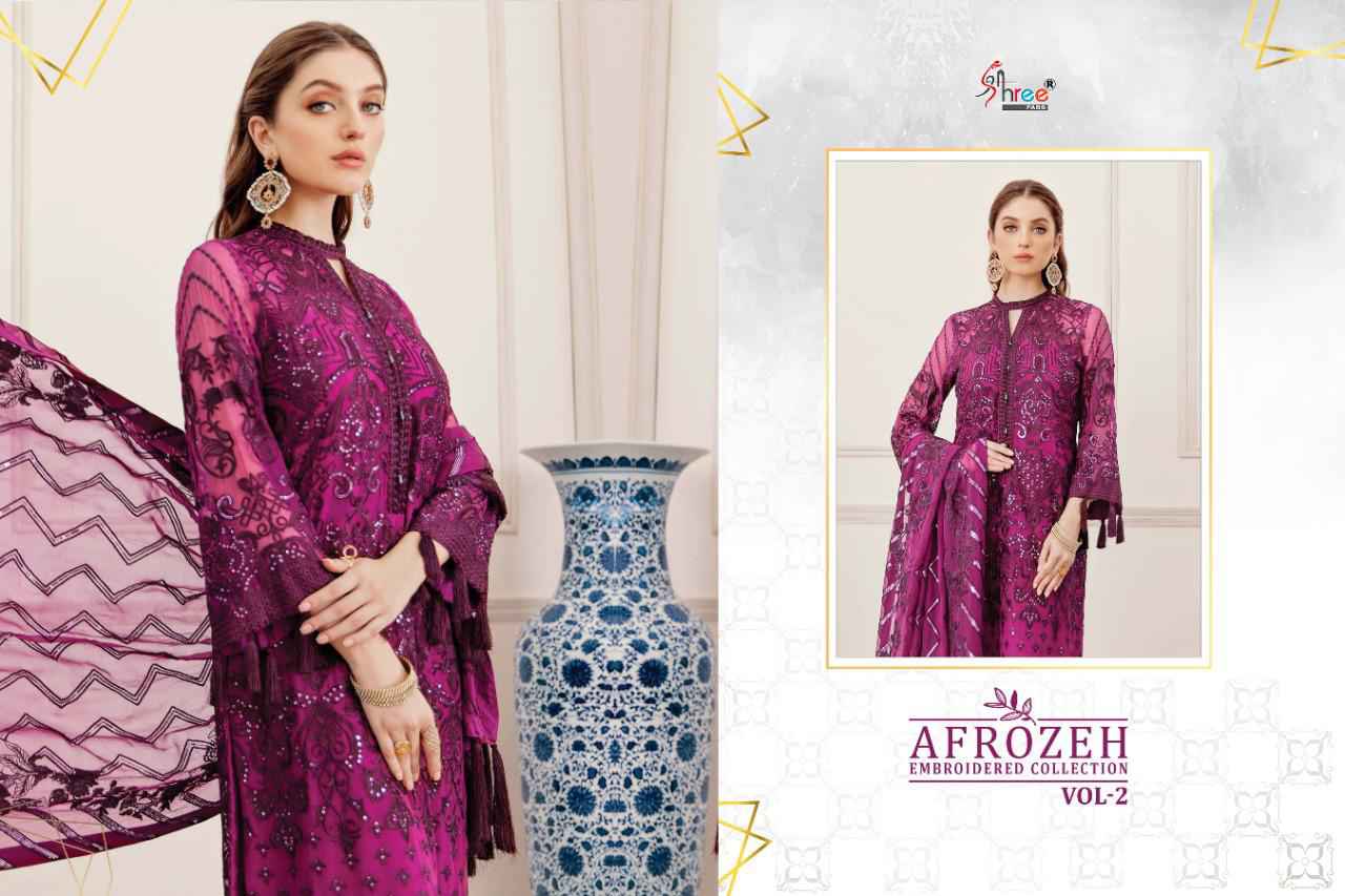 shree fab afrozeh embroidered collection vol 2 pakistani suit