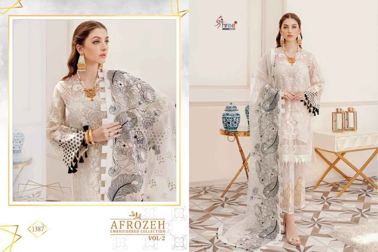 shree fab afrozeh embroidered collection vol 2 pakistani suit