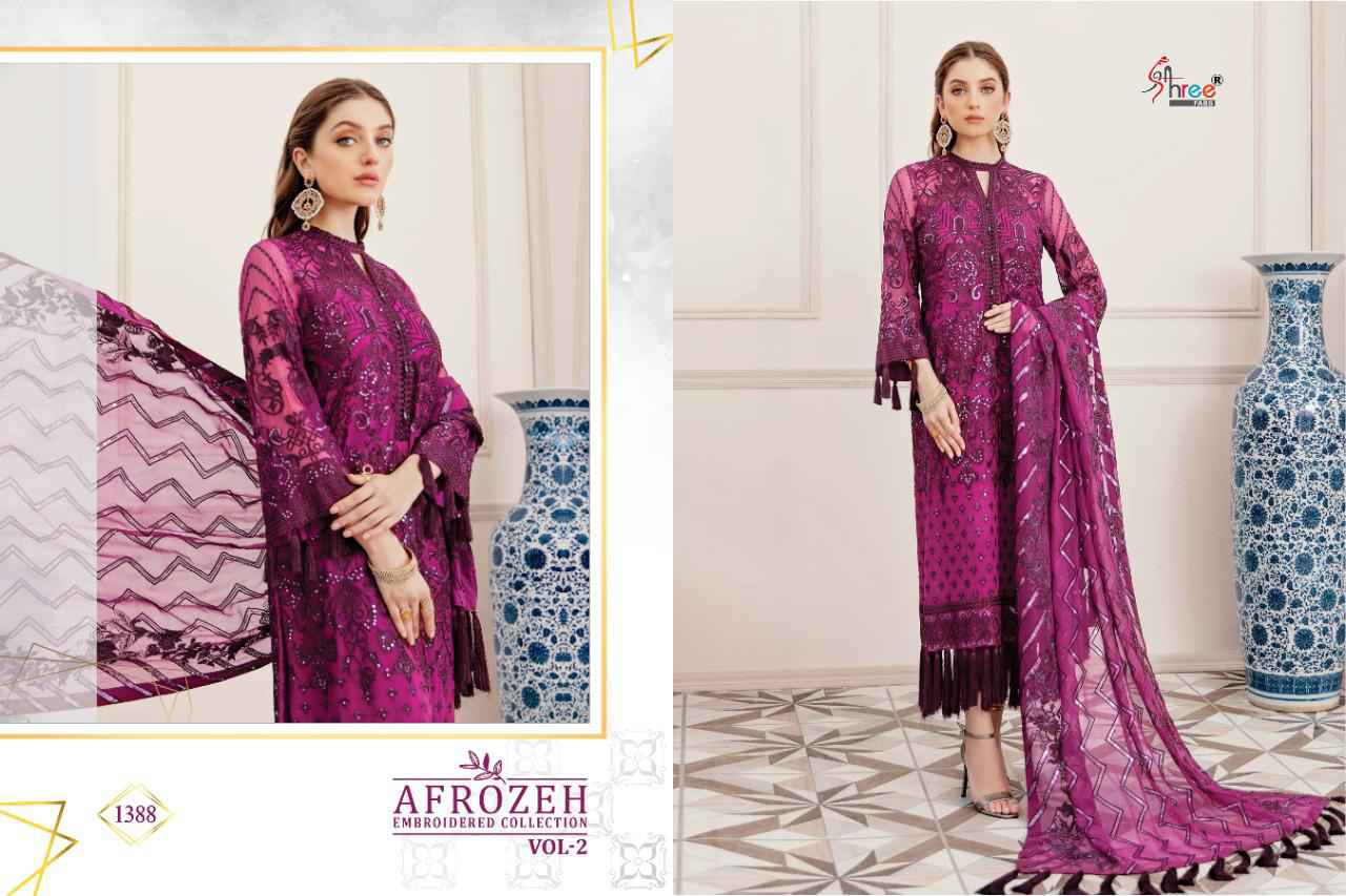 shree fab afrozeh embroidered collection vol 2 pakistani suit