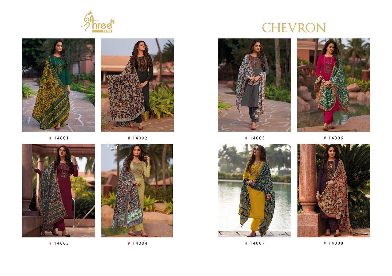 shree fab chevron jam cotton exclusive print salwar suit catalog