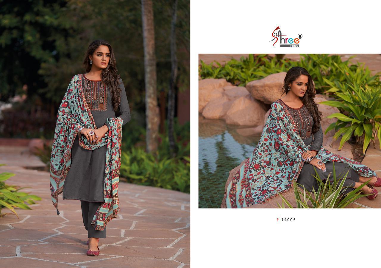 shree fab chevron jam cotton exclusive print salwar suit catalog