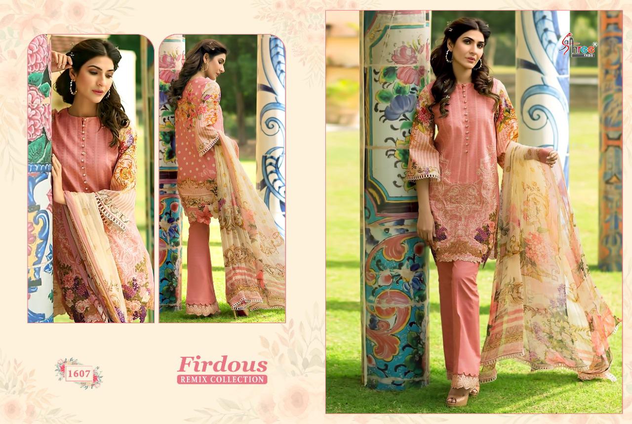 shree fab firdous Remix collection cotton exclusive print look cotton dupatta salwar suit catalog