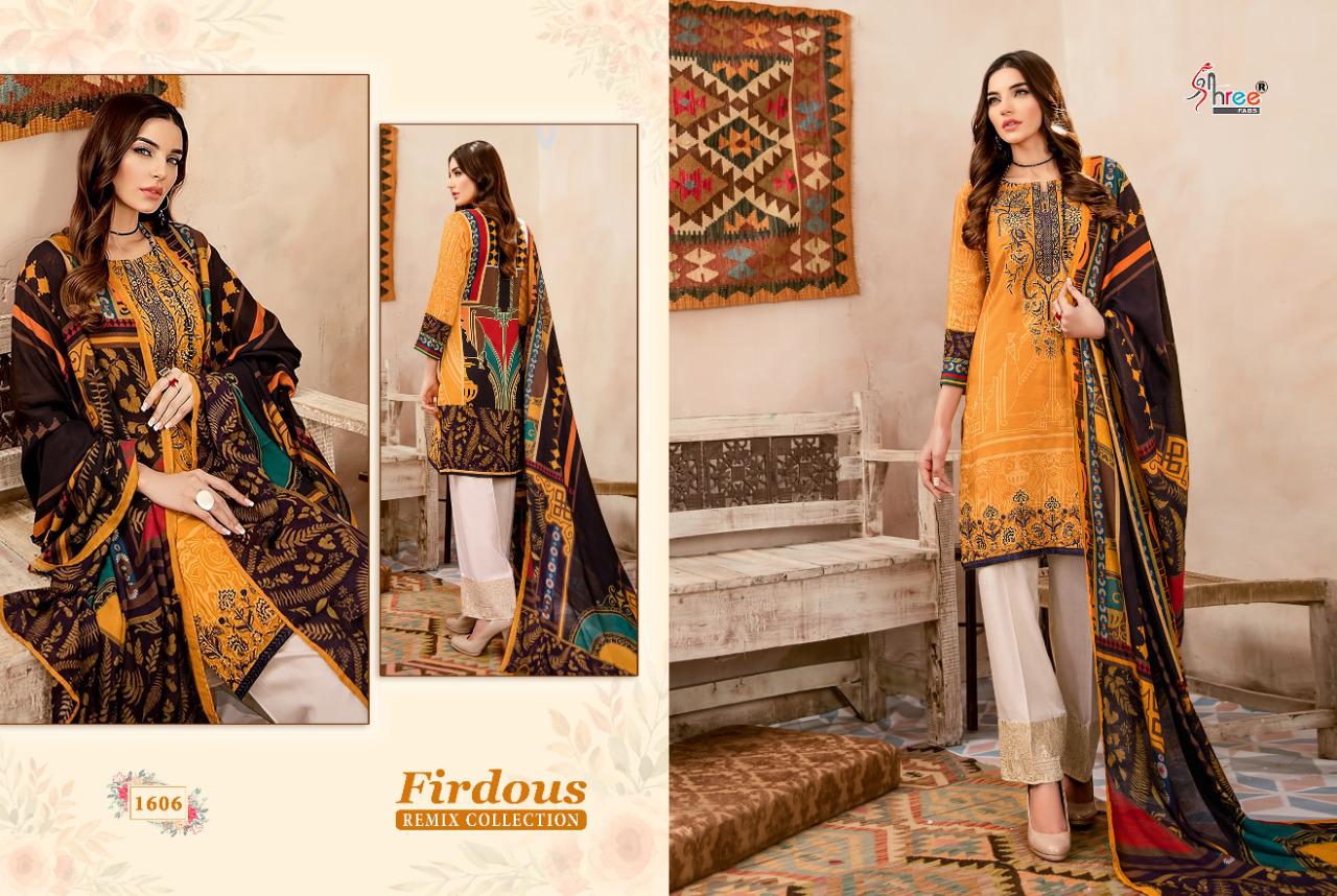 shree fab firdous Remix collection cotton exclusive print look cotton dupatta salwar suit catalog