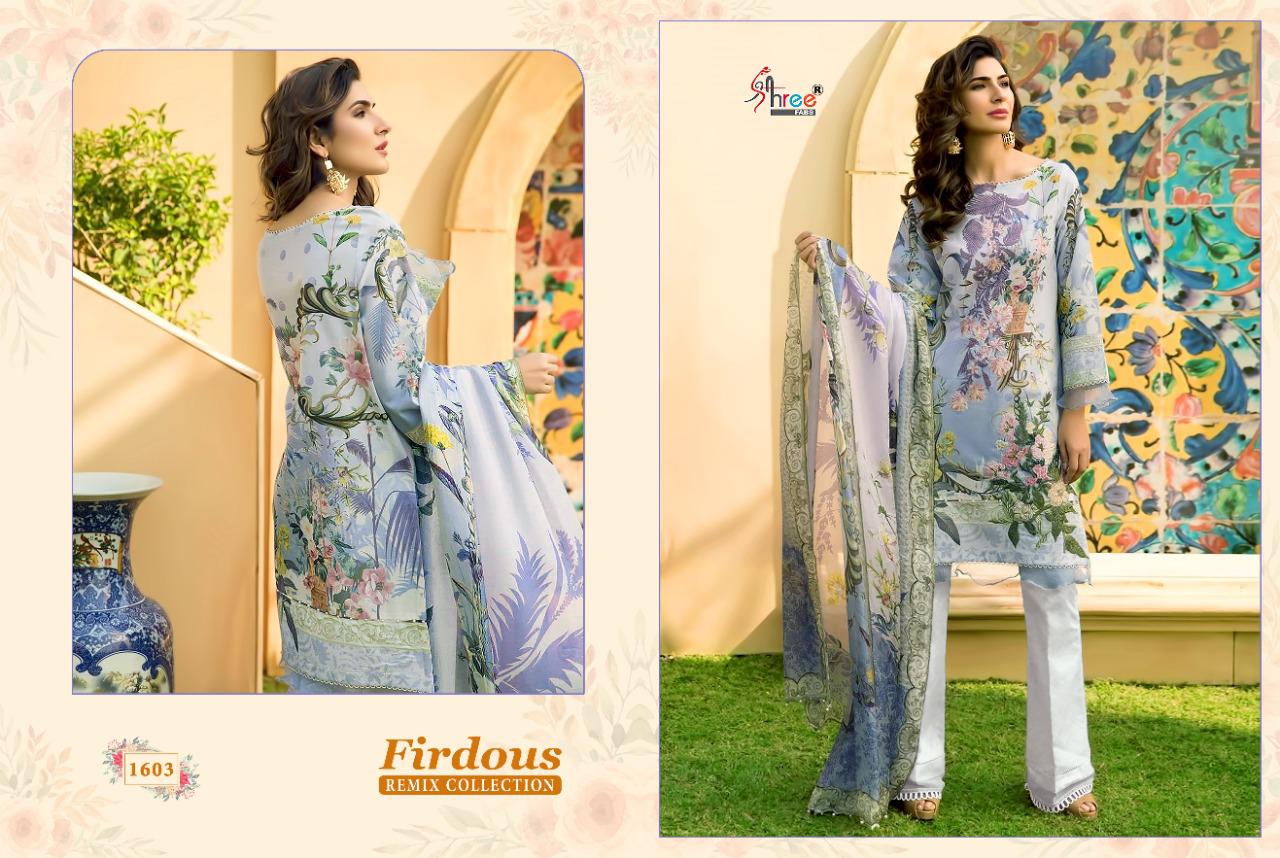 shree fab firdous Remix collection cotton exclusive print look cotton dupatta salwar suit catalog