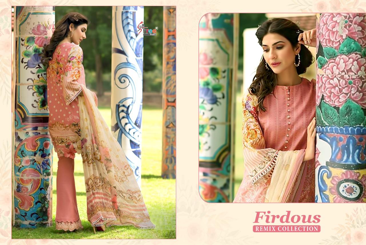 shree fab firdous Remix collection cotton exclusive print look cotton dupatta salwar suit catalog