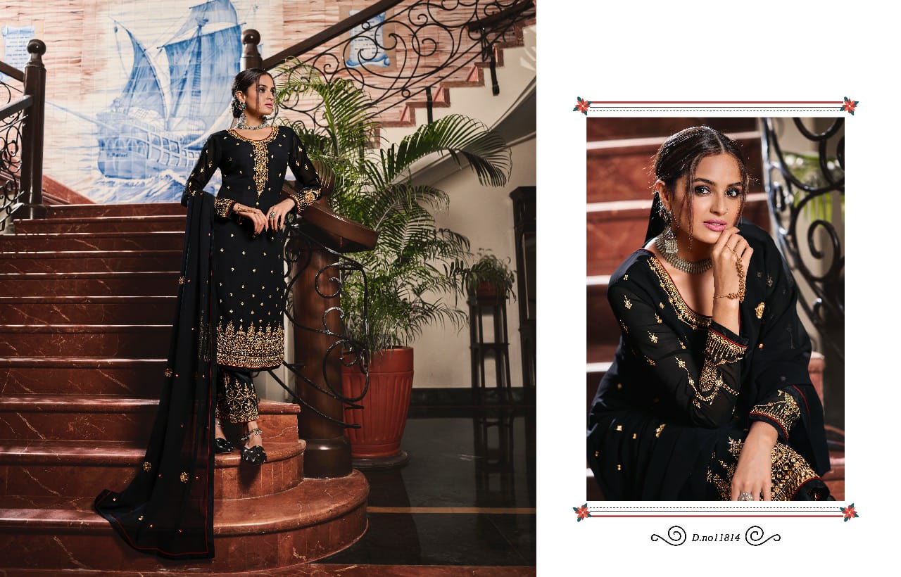 meera trendz zisa vol 65 georgget festive look salwar suit catalog