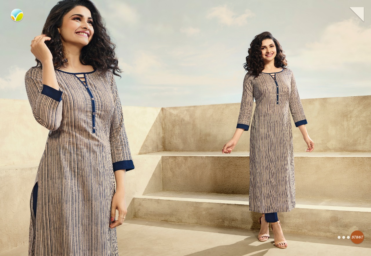 vinay fashion tumbaa skyline cotton attrective look kurti with bottom catalog