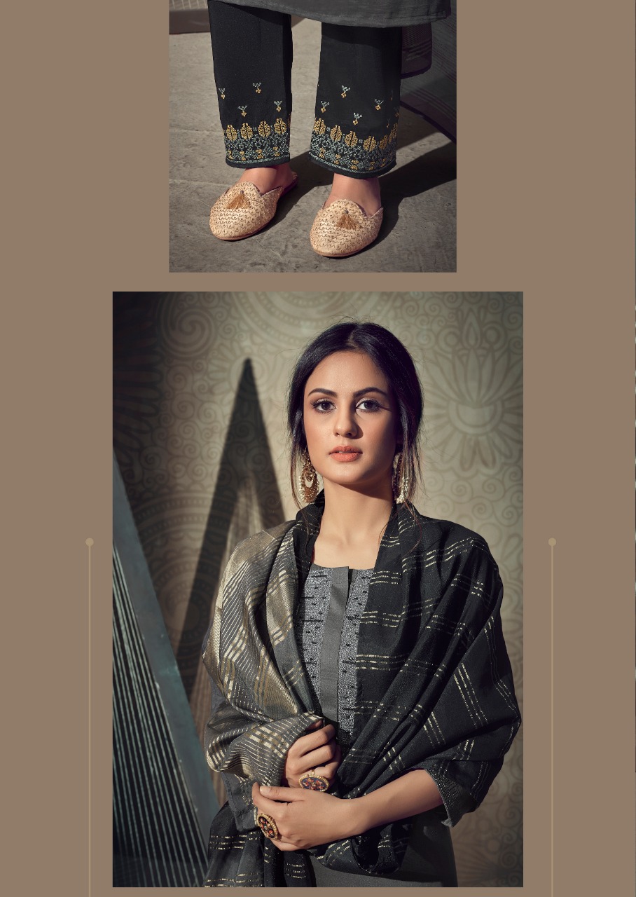 vink legacy vicose innovative style kurti dupatta with plazzo catalog