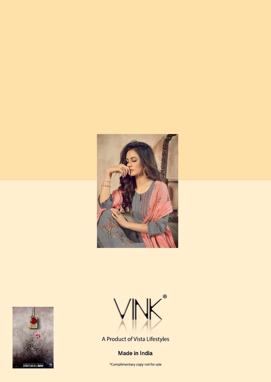 vink plum cotton innovative style kurti dupatta with pant catalog