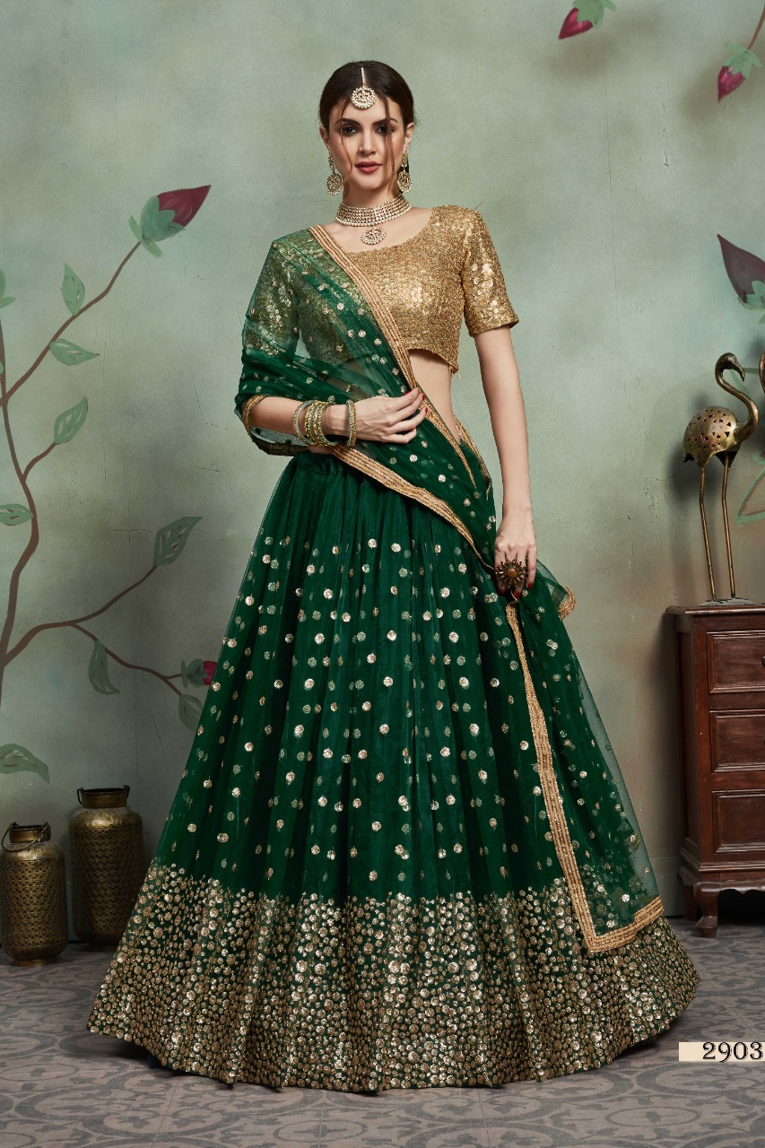 virasat Euphoria Vol 2 d no 2903 net innovative style lehenga single