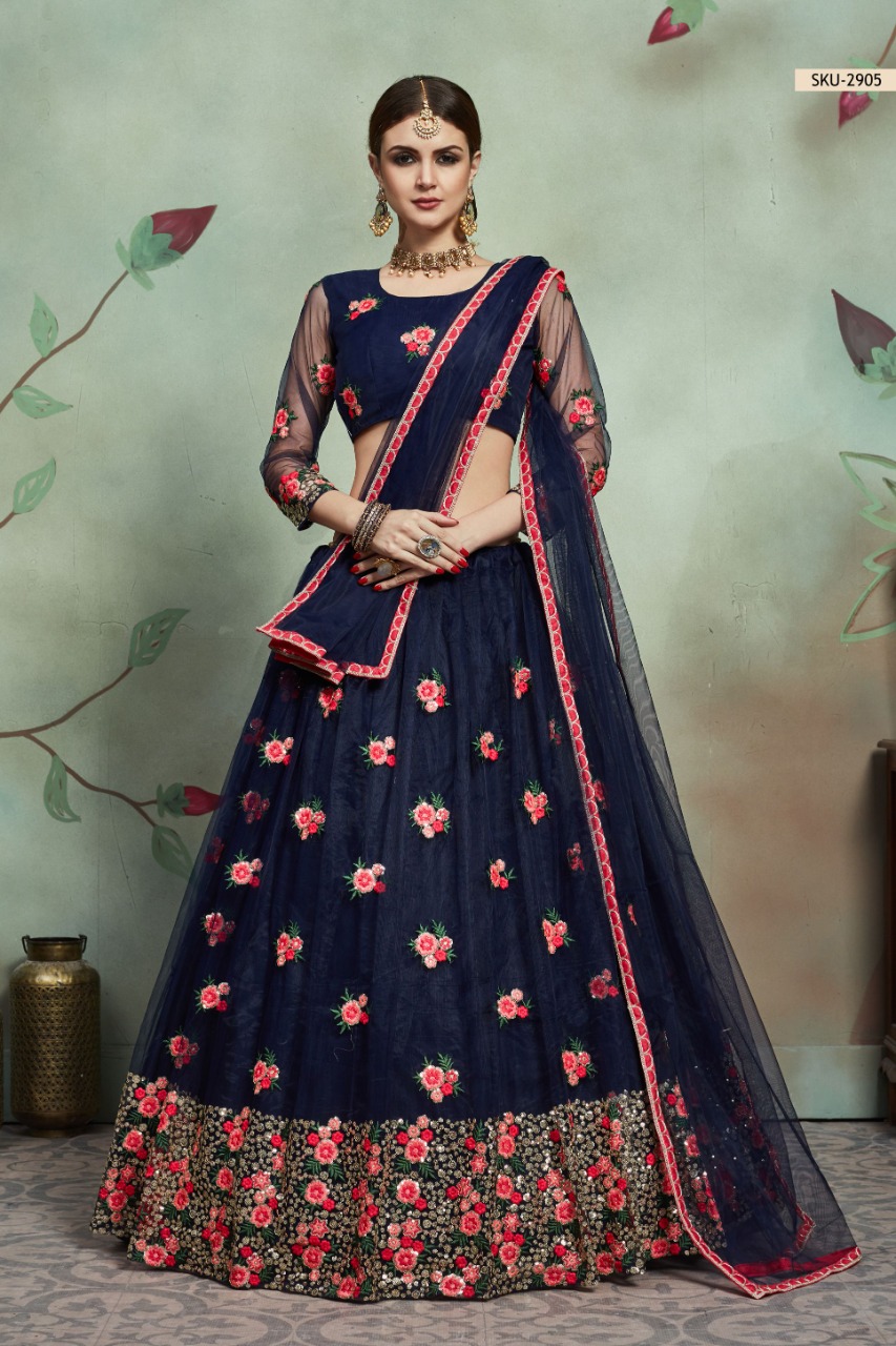 virasat Euphoria Vol 2 d no 2905 net gorgeous style lehenga single