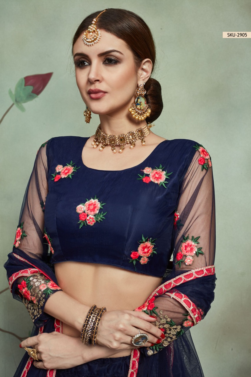 virasat Euphoria Vol 2 d no 2905 net gorgeous style lehenga single