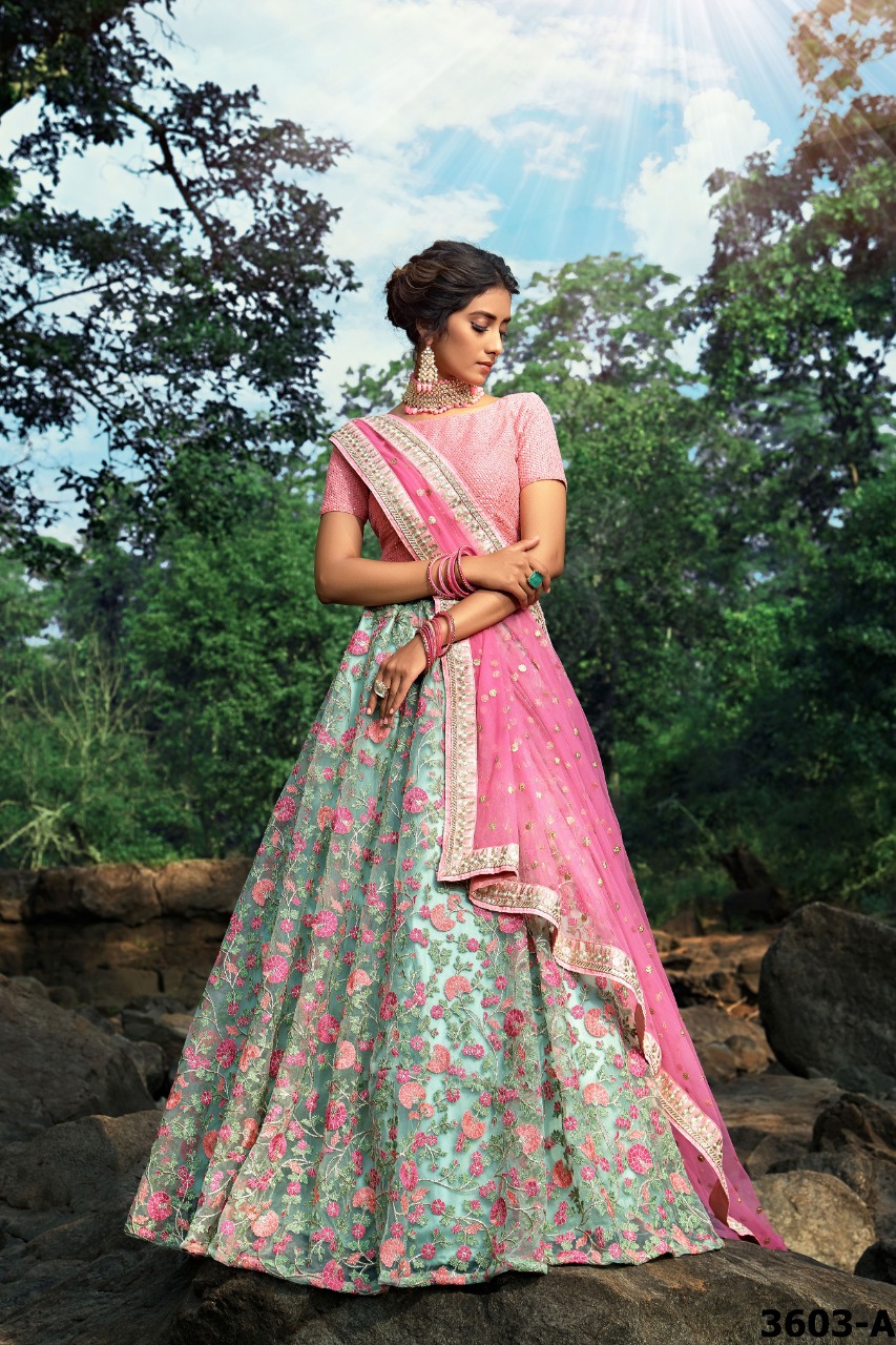 virasat Euphoria Vol 4  net grandeur look  lehenga catalog