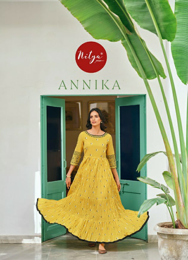 lt nitya annika cotton gorgeou look kurti catalog