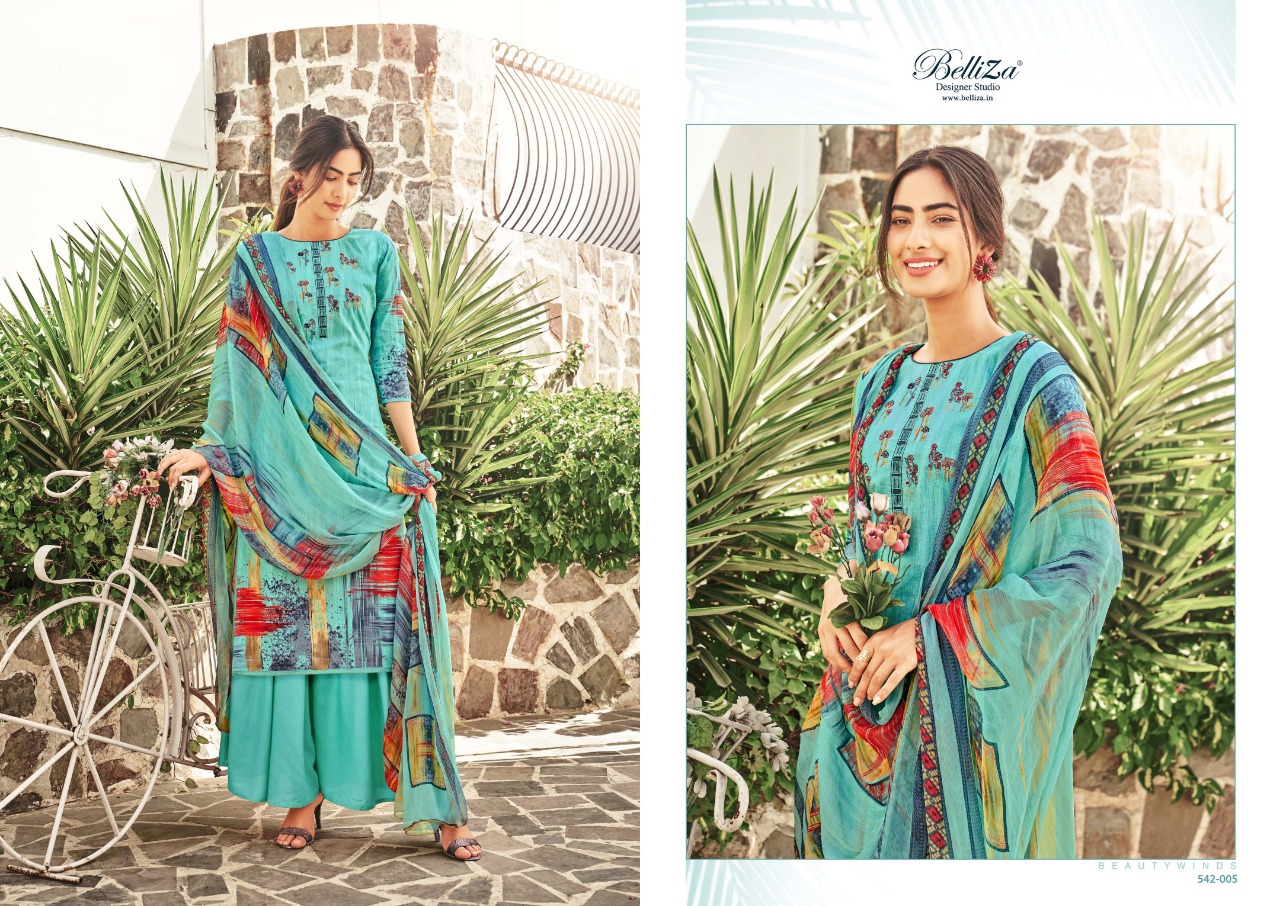 beliza designer studio heeriye cotton elegant look salwar suit catalog