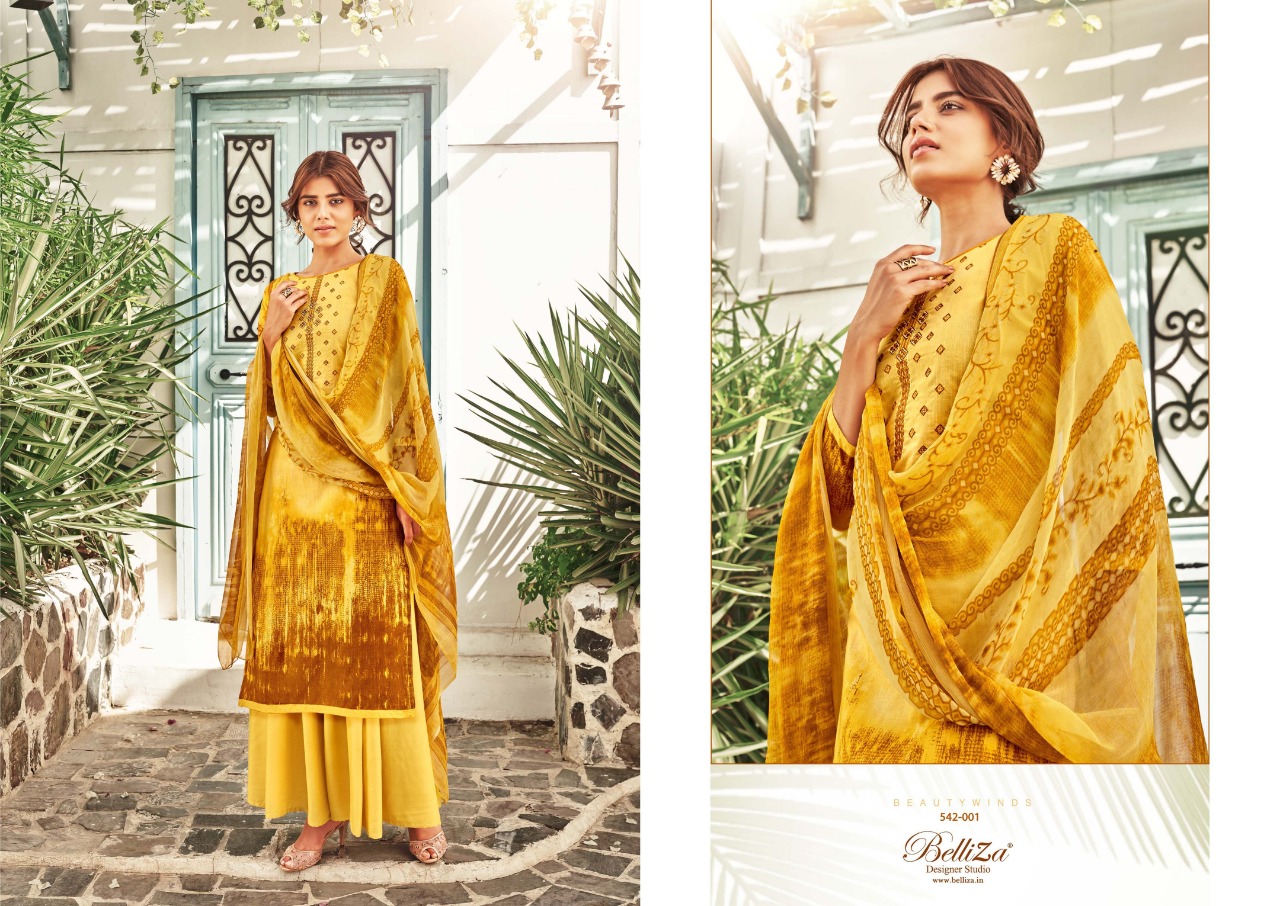 beliza designer studio heeriye cotton elegant look salwar suit catalog