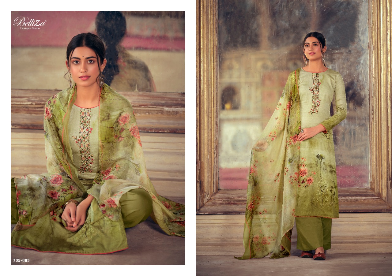 belliza designer studio arise jam cotton attrective print and colours salwar suit catalog