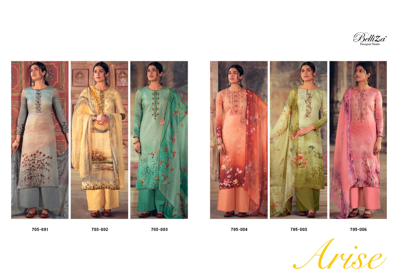 belliza designer studio arise jam cotton attrective print and colours salwar suit catalog