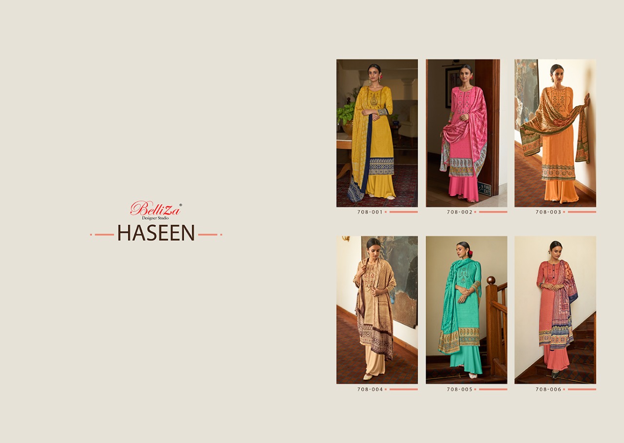 belliza designer studio haseen cotton astonishing salwar suit catalog