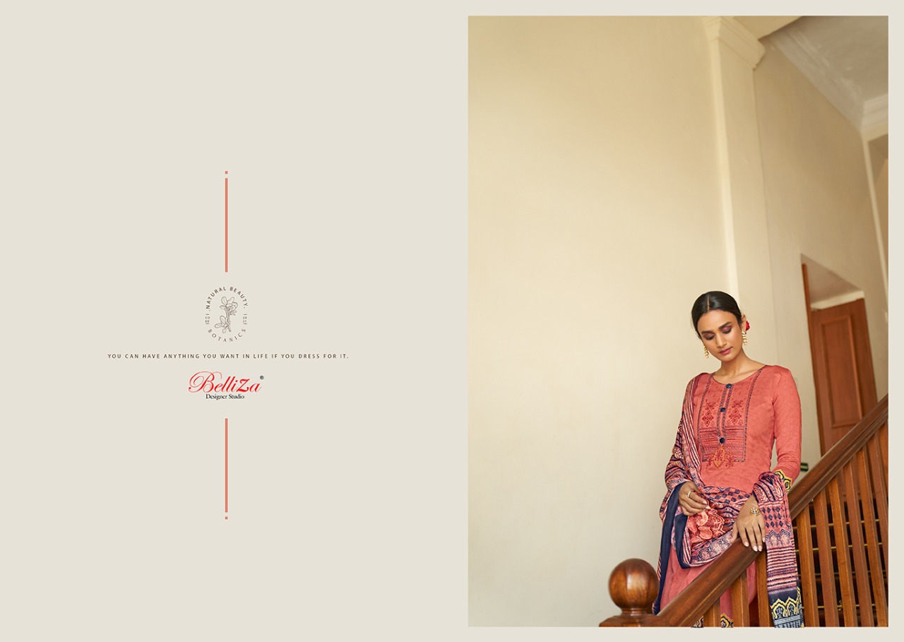 belliza designer studio haseen cotton astonishing salwar suit catalog