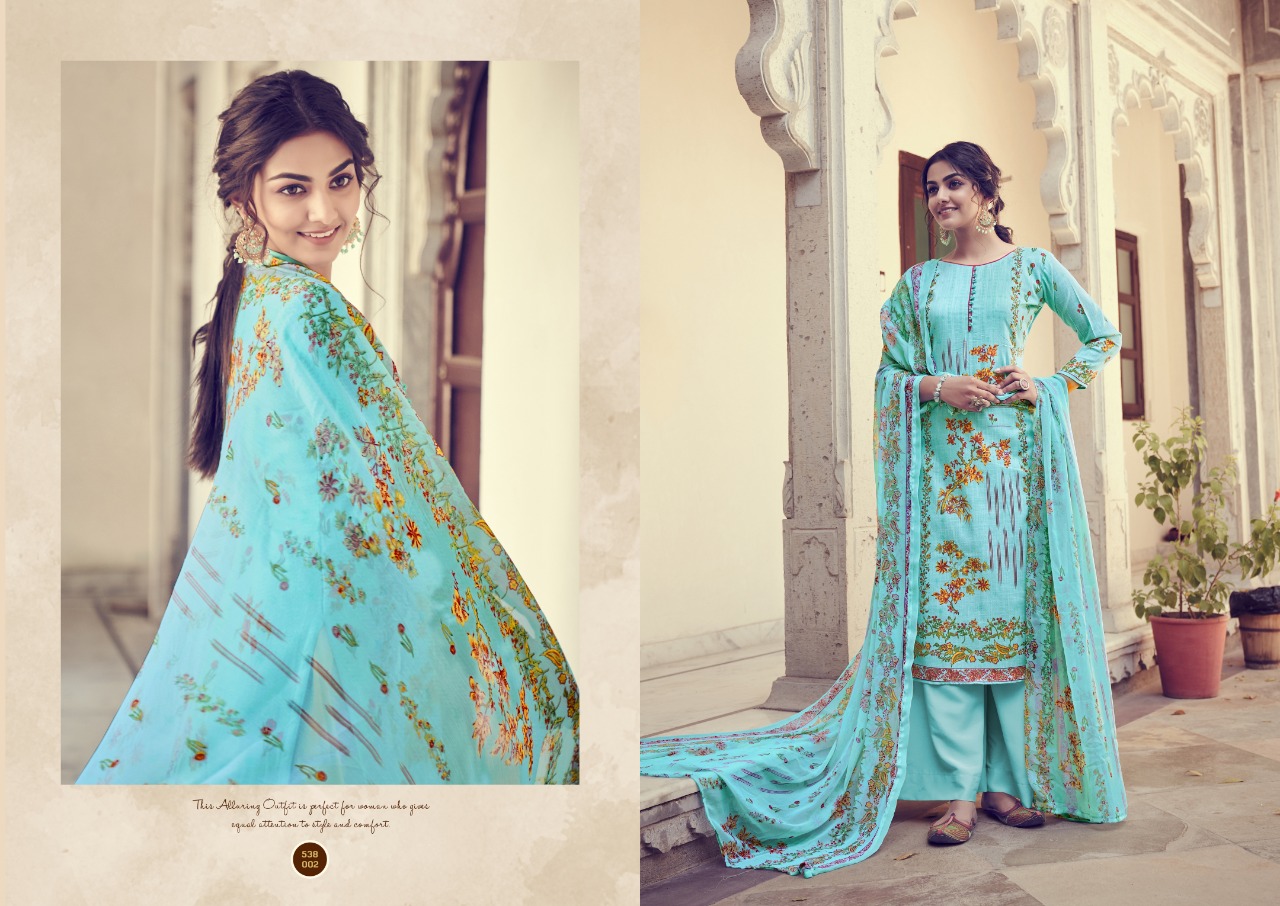 belliza designer studio nazia cotton attrective print and colour salwar suit catalog