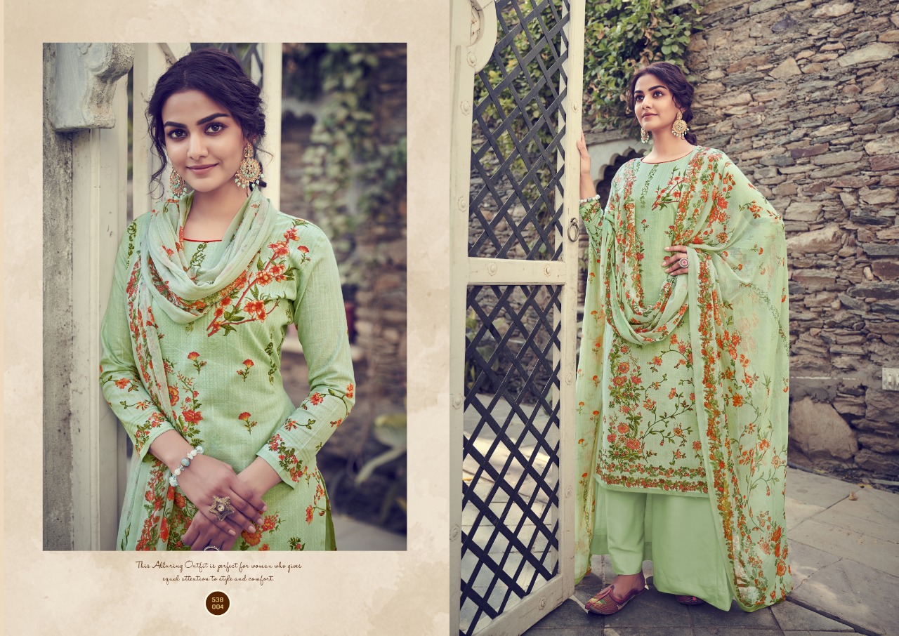 belliza designer studio nazia cotton attrective print and colour salwar suit catalog