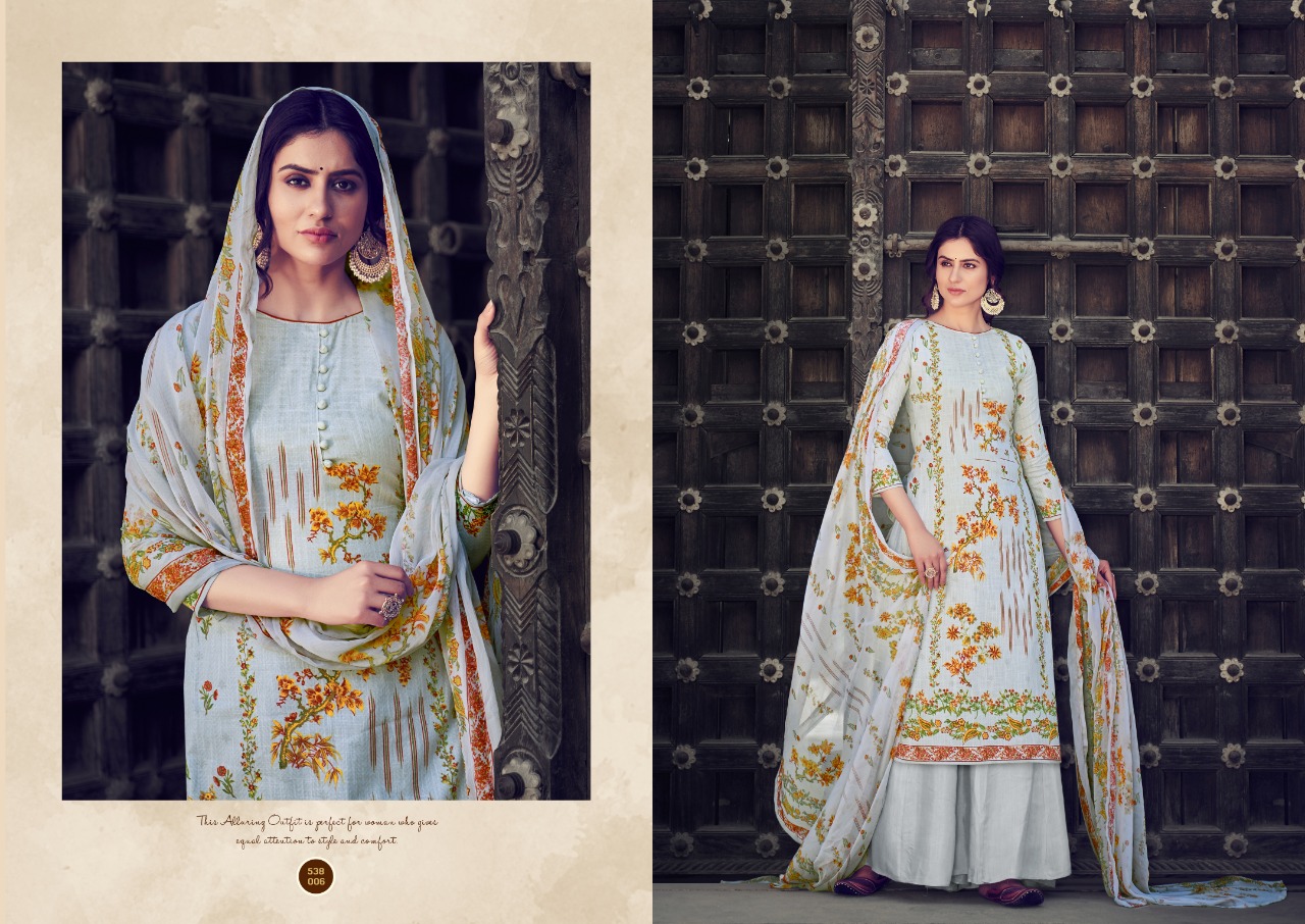 belliza designer studio nazia cotton attrective print and colour salwar suit catalog