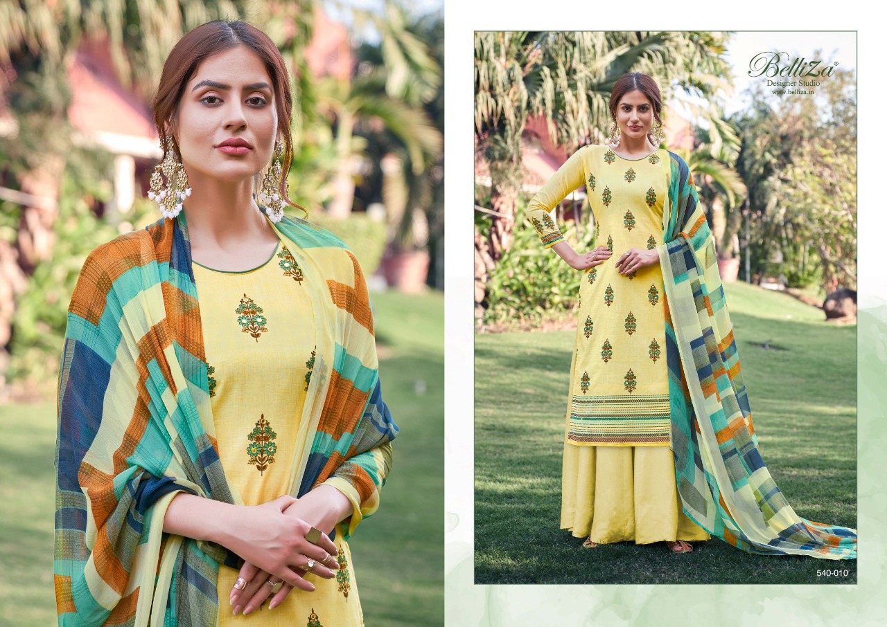 belliza desiner studio amogh cotton decent look salwar suit catalog