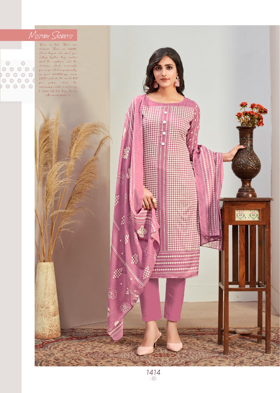 bipson mahek 1407 1414 cotton astonishing salwar suit catalog