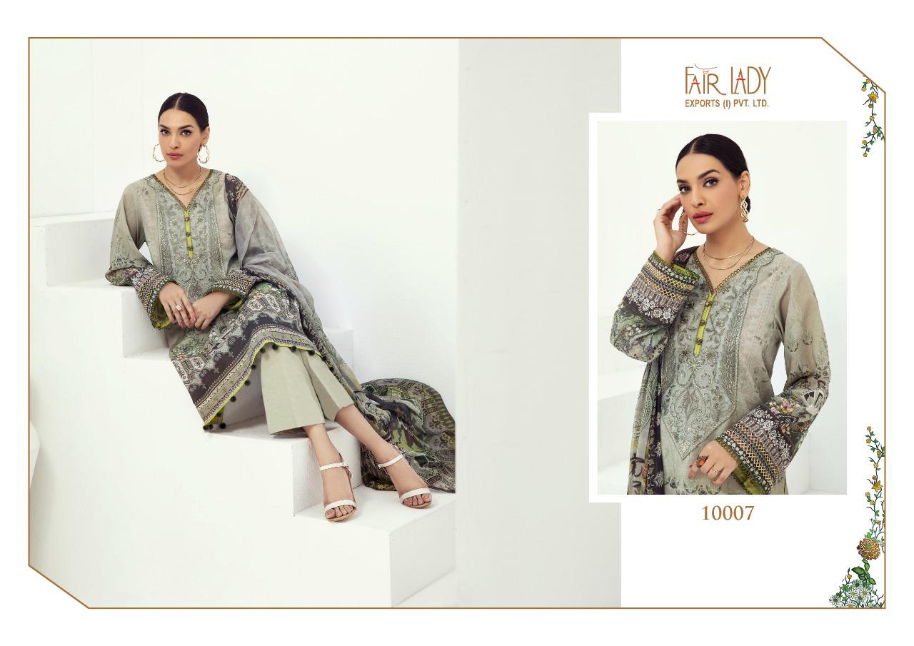 fair lady baroque farasha satin catchy look salwar suit with chiffon dupatta catalog