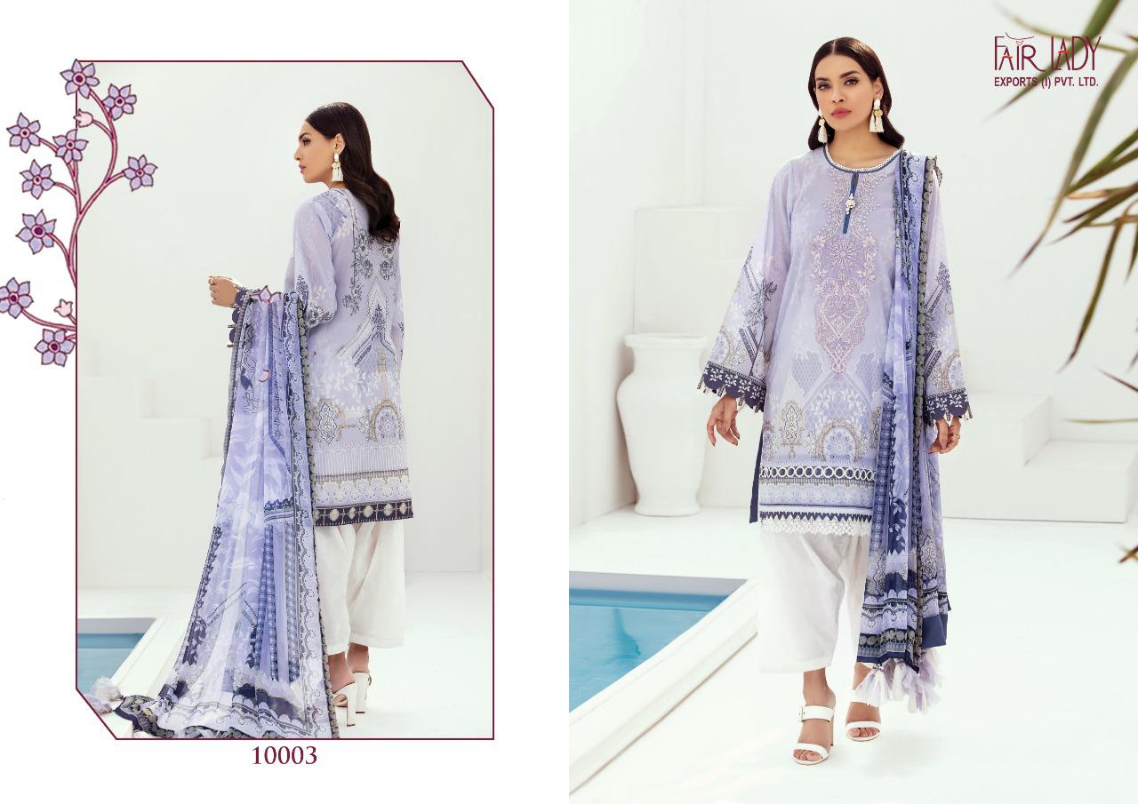 fair lady baroque farasha satin catchy look salwar suit with chiffon dupatta catalog