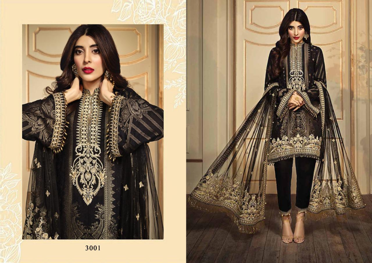 fair lady noor jam satin festive look salwar suit with chiffon dupatta catalog