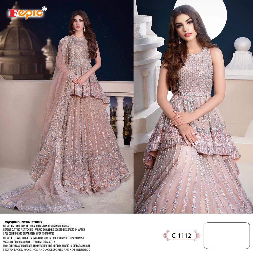 fepic resemeen d no c 1112 net regal look salwar suit single