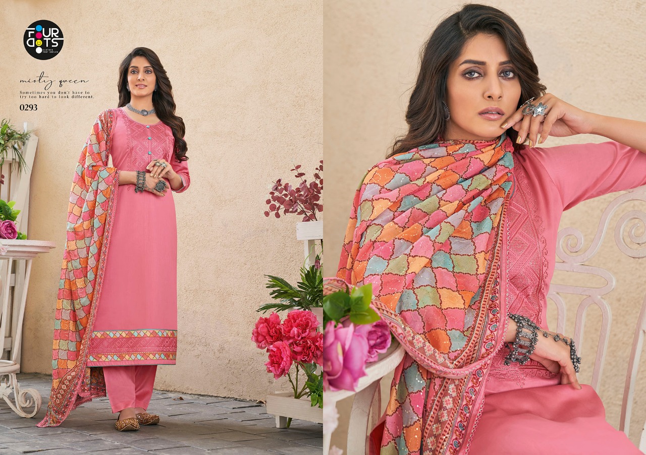 fourdots simran vol 2  jam silk cotton classic trendy look salwar suit catalog