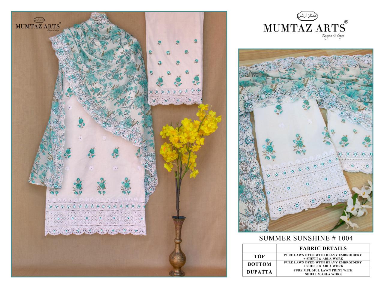 mumtaz arts summer sunshine 2021 vol 1 lawan decent embroidary look salwar suit catalog