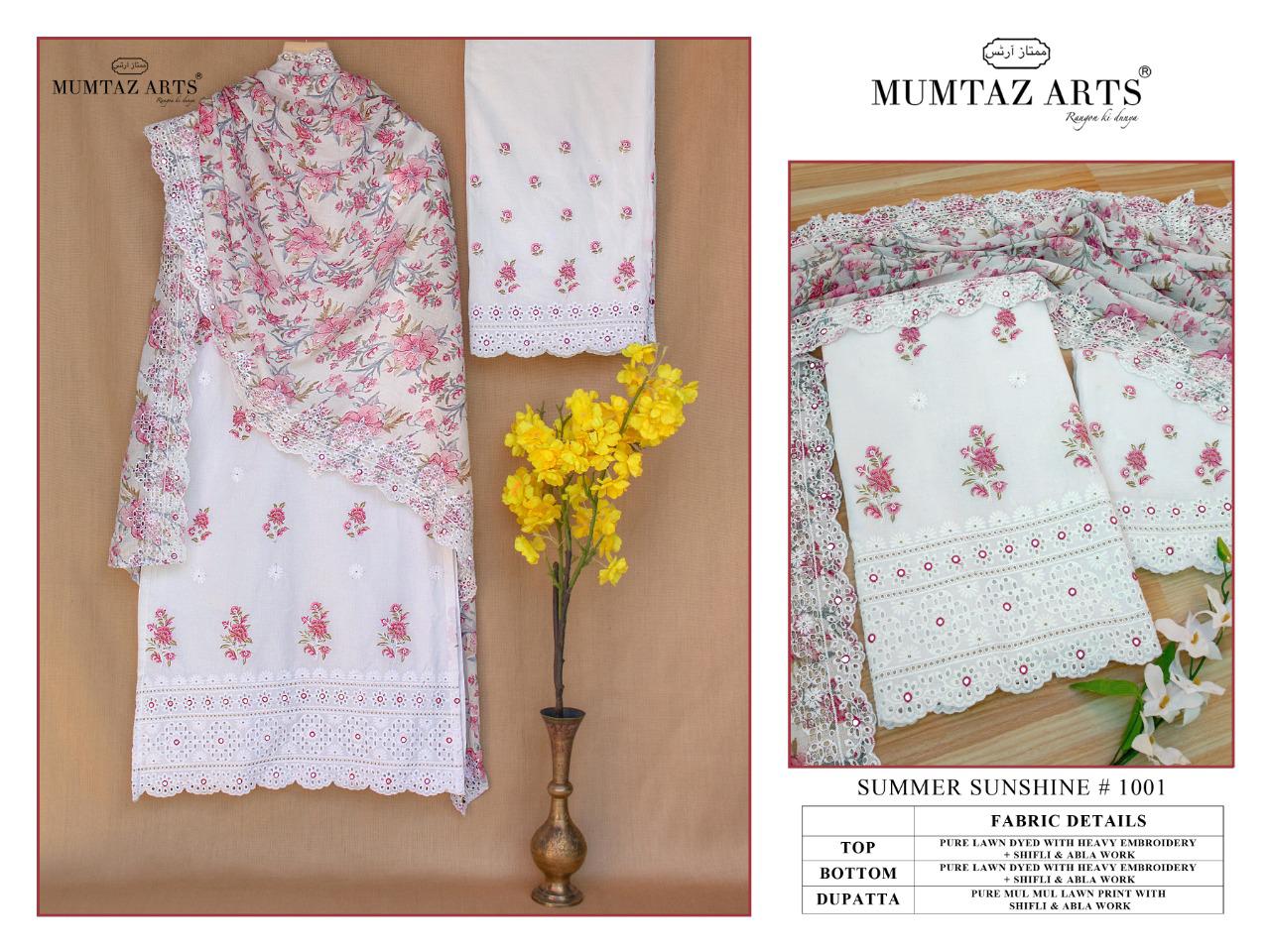 mumtaz arts summer sunshine 2021 vol 1 lawan decent embroidary look salwar suit catalog