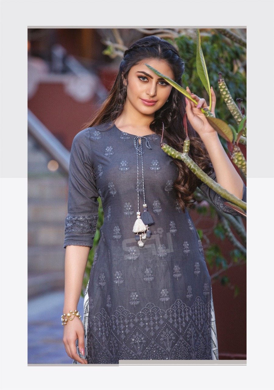 s4u retro skirts vol 2 cotton elegant kurti with skirts catalog