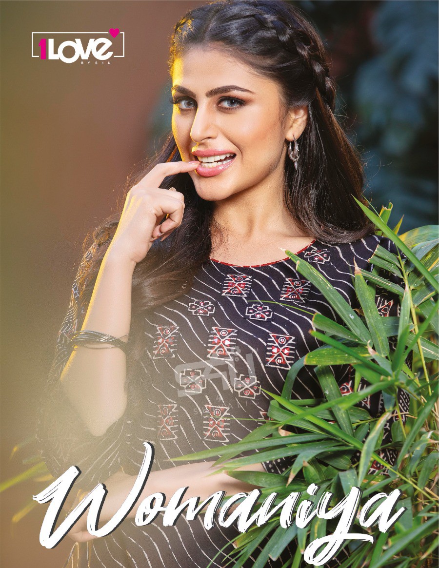 s4u womaniya cotton authentic fabric kurti catalog