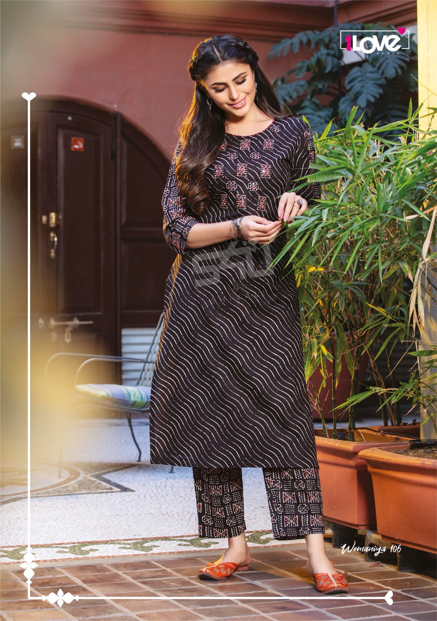 s4u womaniya cotton authentic fabric kurti catalog