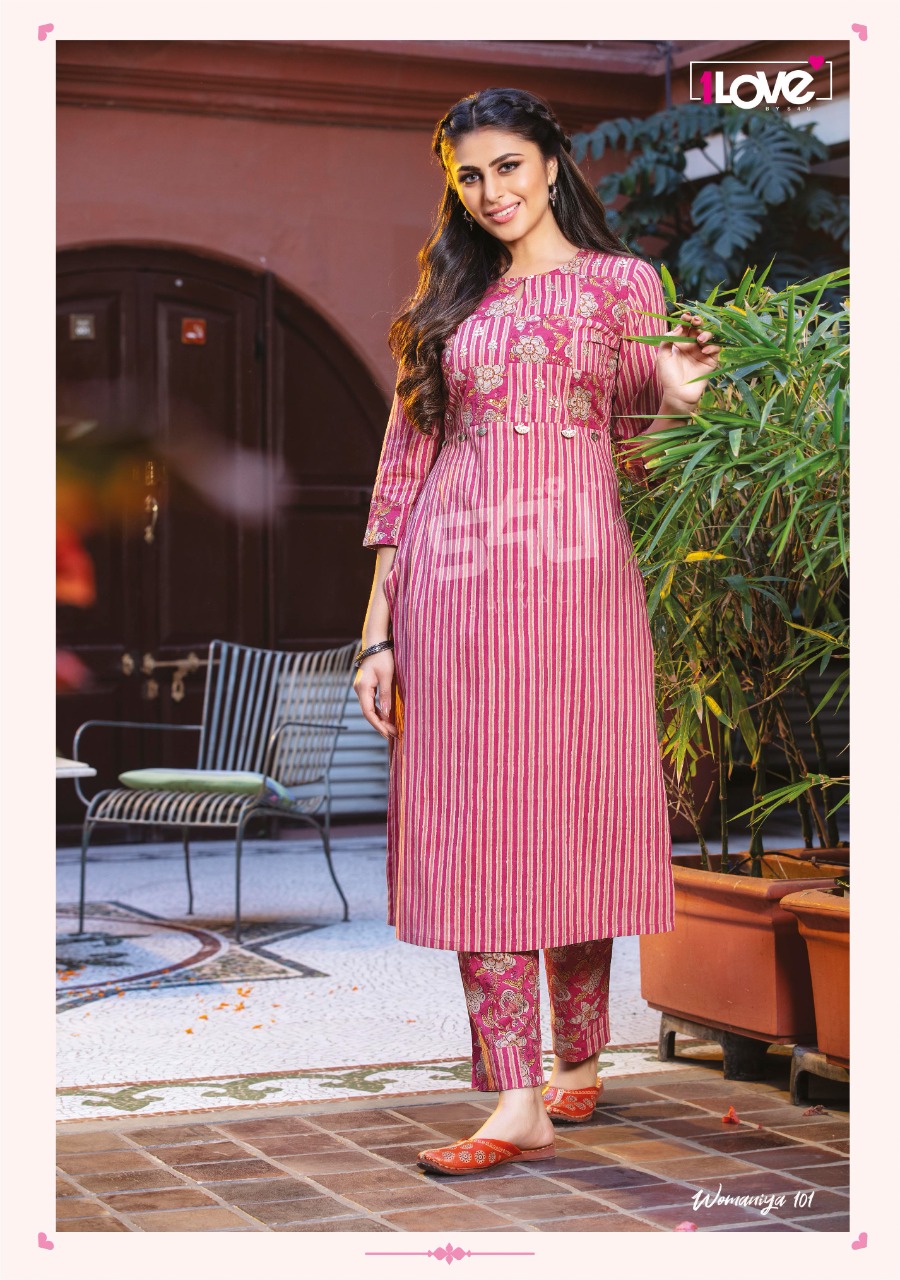 s4u womaniya cotton authentic fabric kurti catalog