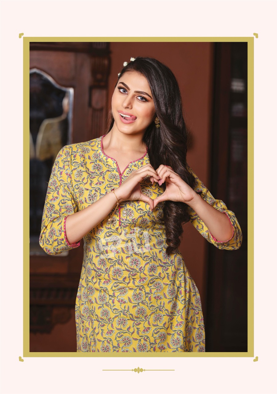 s4u womaniya cotton authentic fabric kurti catalog