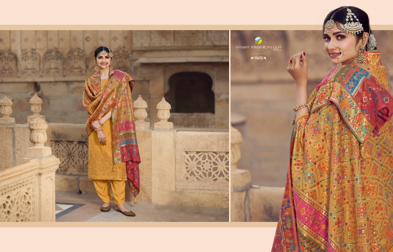 vinay fashion bunnai viscos gorgeous look salwar suit catalog