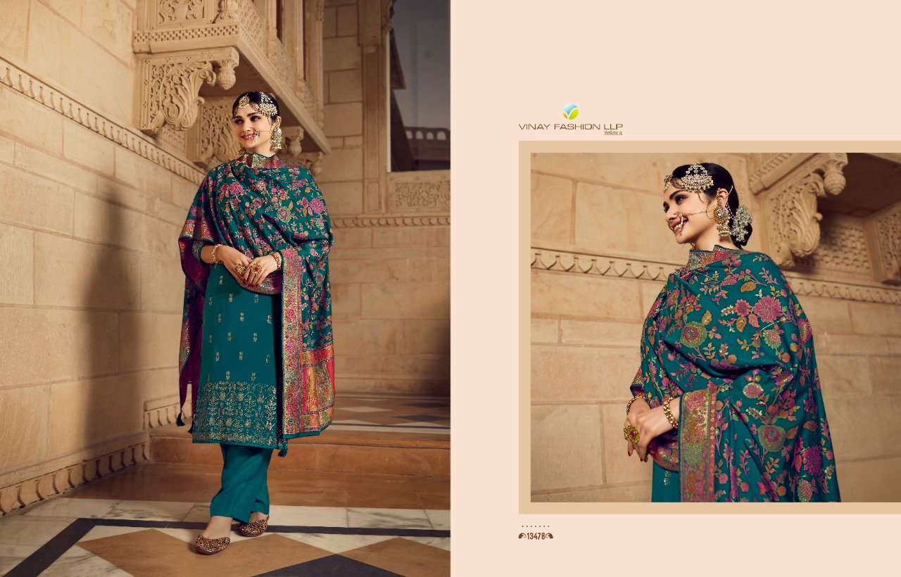 vinay fashion bunnai viscos gorgeous look salwar suit catalog